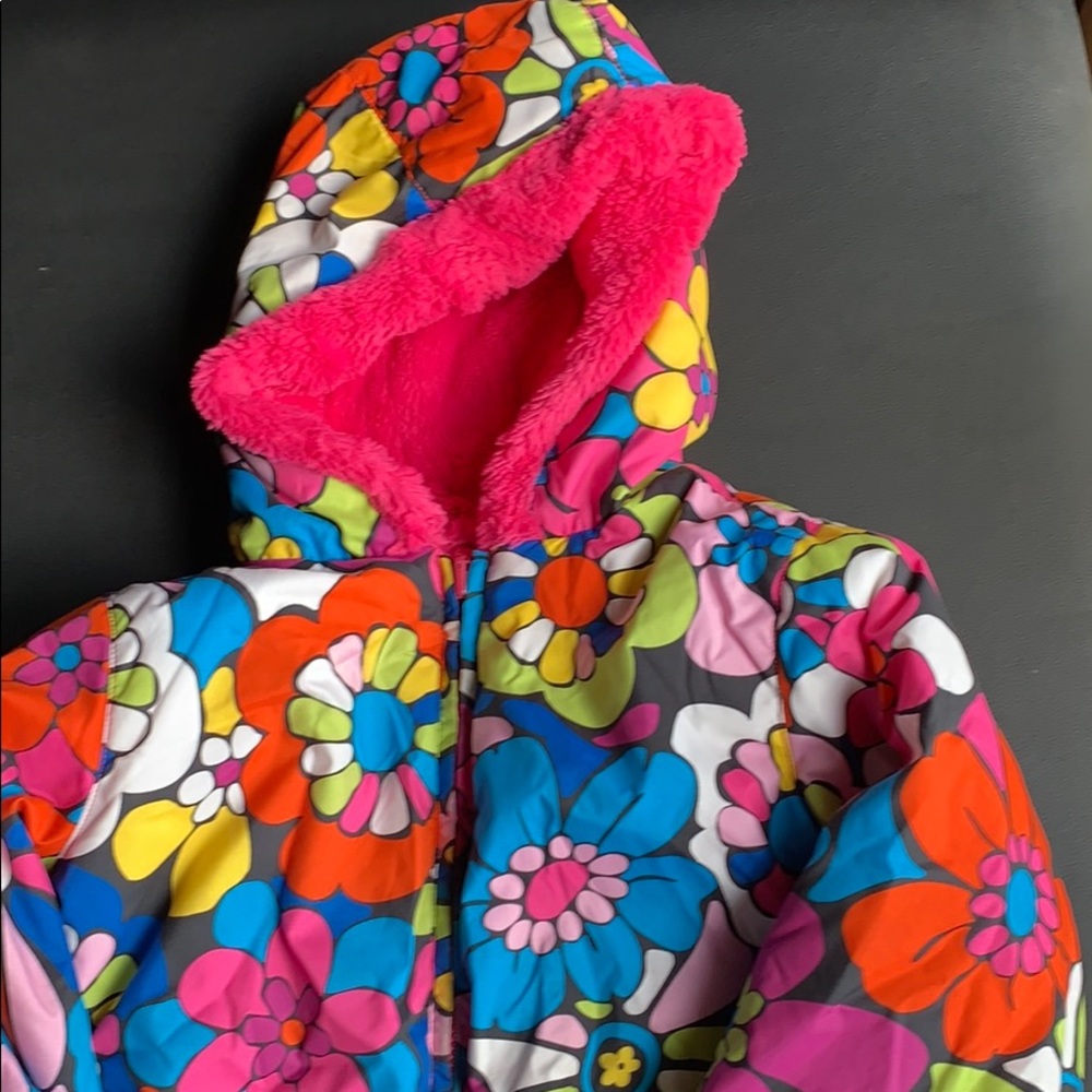Hanna Andersson reversible jacket 150 cm size 12.